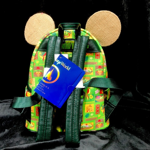 Disney Loungefly Enchanted Tiki Room Mickey Main Attraction Mini Backpack - NWT - Picture 3 of 4